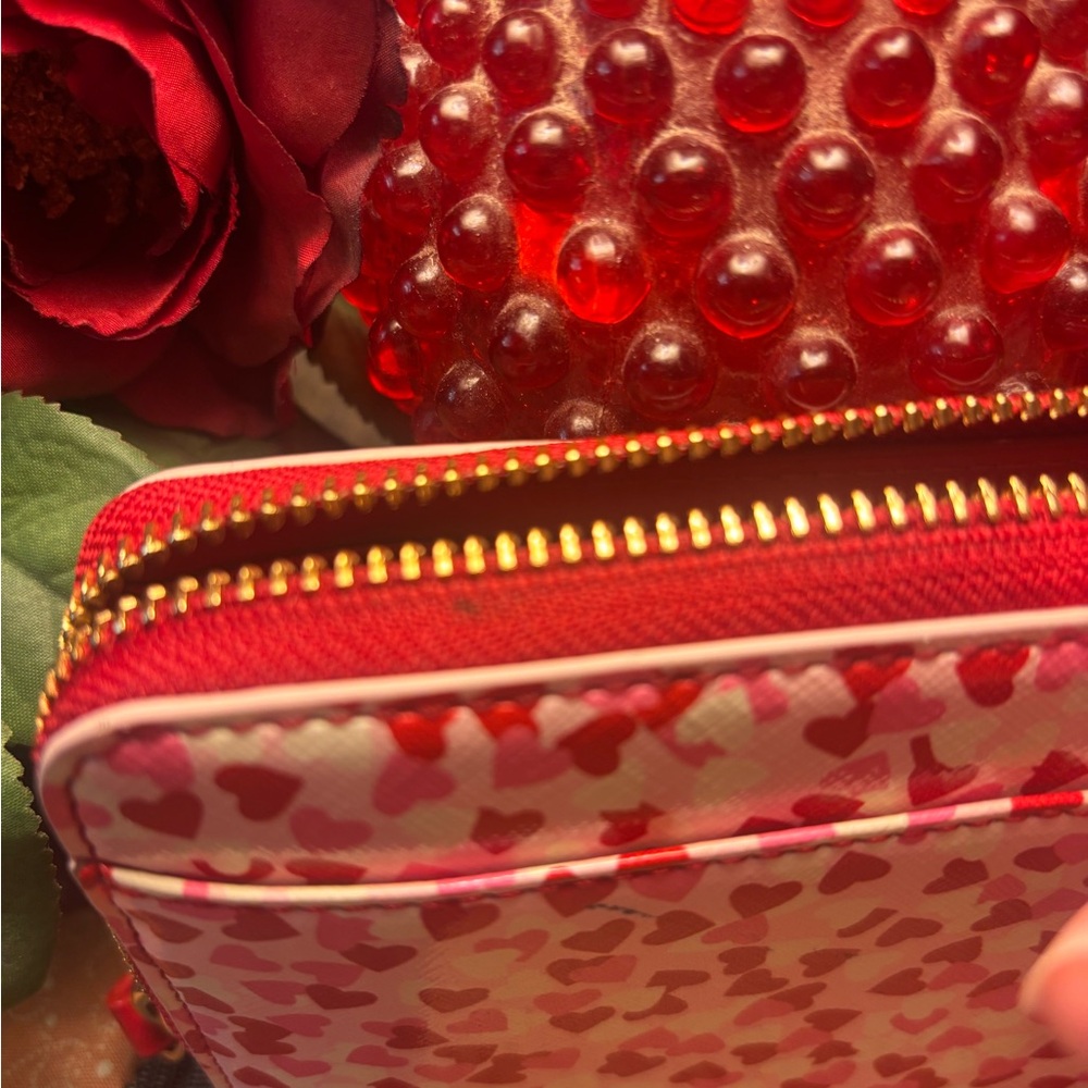 Kate Spade Heart Confetti Zip Around Wallet - Picture 7 of 7